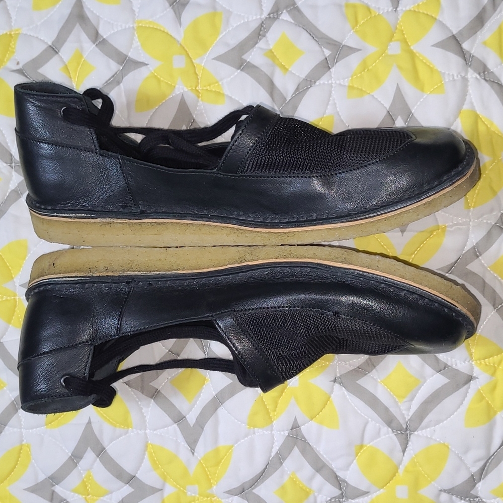 Rachel Comey Frisco Lace Up Slip On Leather Shoes Size 10 - Picture 3 of 9